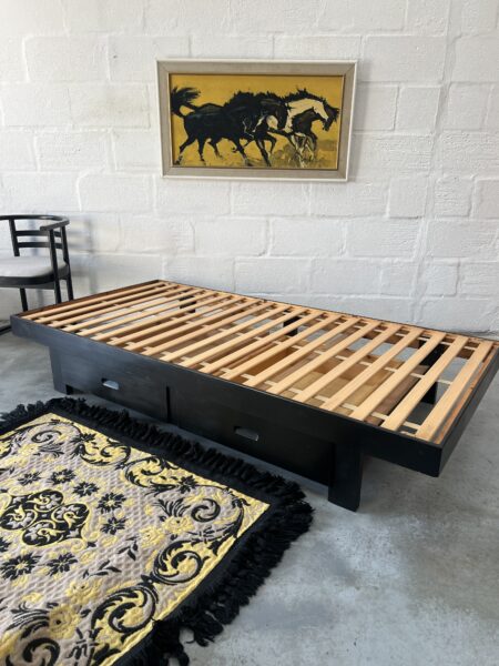 1970s Habitat Pine Single Bed with Drawers