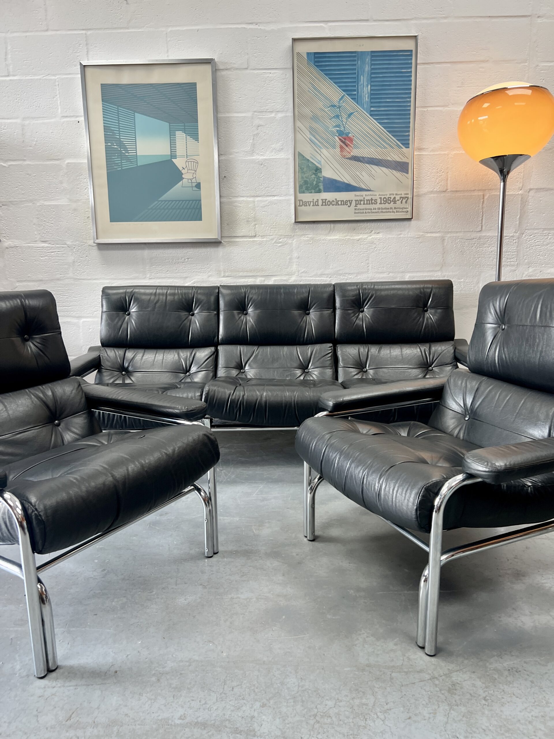 Mid Century Vintage Pieff 'Alpha' Lounge Suite 