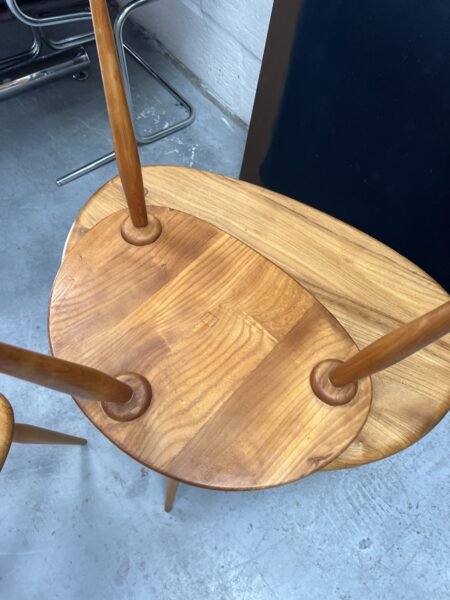 Vintage Blonde Set of Ercol ‘Pebble’ Nest of Tables