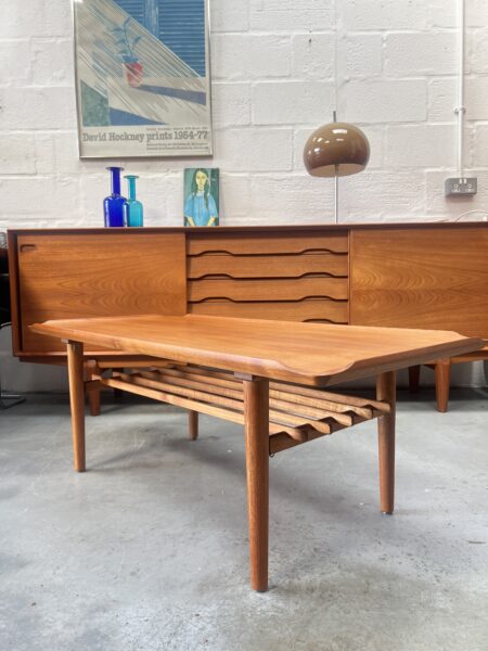 1960s Danish Poul Jensen for Selig Rectangle Side / Coffee Table