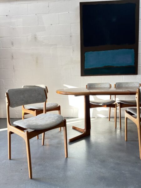 Set of Six Erik Buch Model 49 Danish Dining Chairs For Restoration 