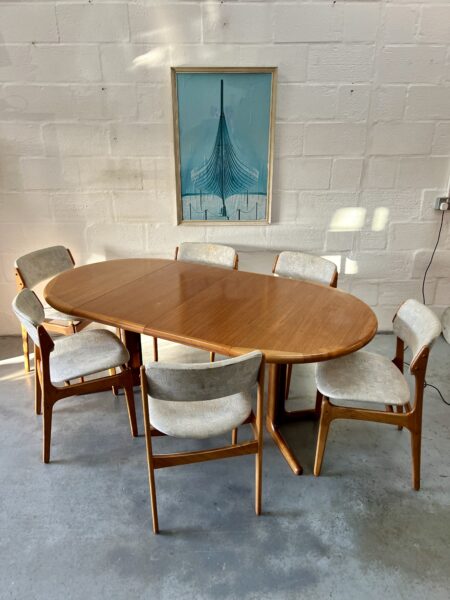 Set of Six Erik Buch Model 49 Danish Dining Chairs For Restoration 