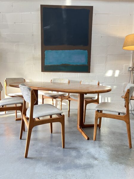 Set of Six Erik Buch Model 49 Danish Dining Chairs For Restoration 