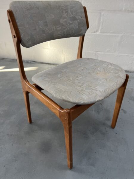 Set of Six Erik Buch Model 49 Danish Dining Chairs For Restoration 