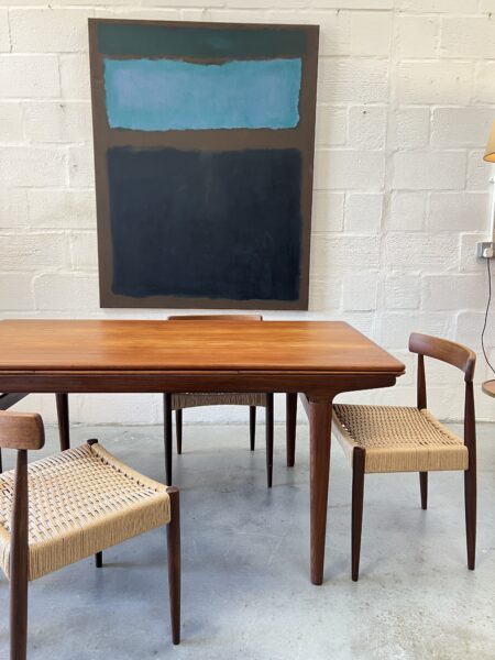 Set of 4 Vintage Danish Arne Hovmand Olsen Dining Chairs