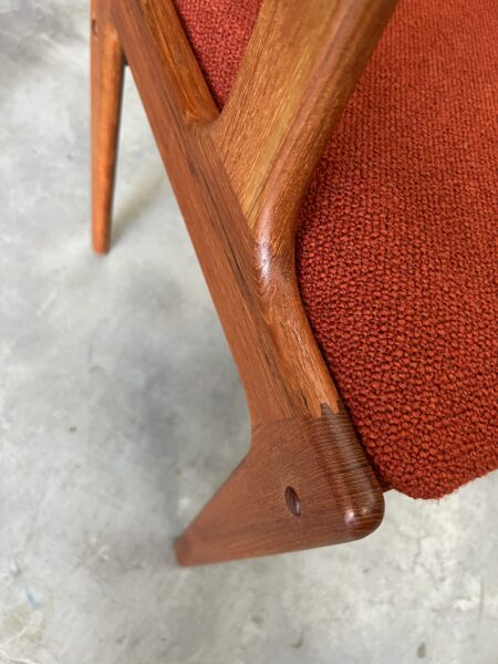 4 x Vintage Danish Johannes Andersen Designed Dining Chairs for Uldum Møbelfabrik  