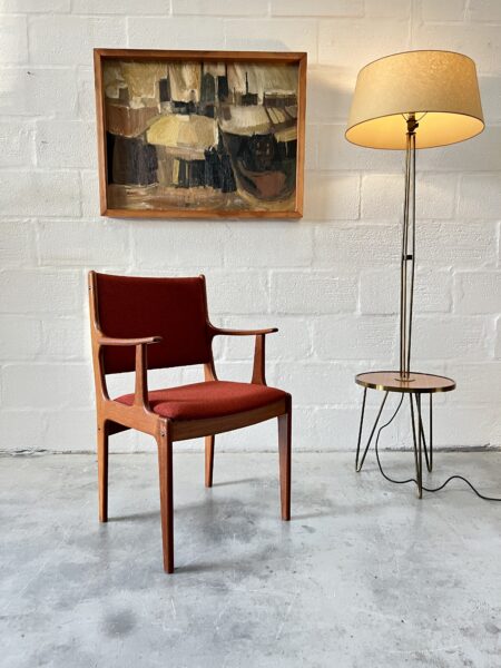 4 x Vintage Danish Johannes Andersen Designed Dining Chairs for Uldum Møbelfabrik  