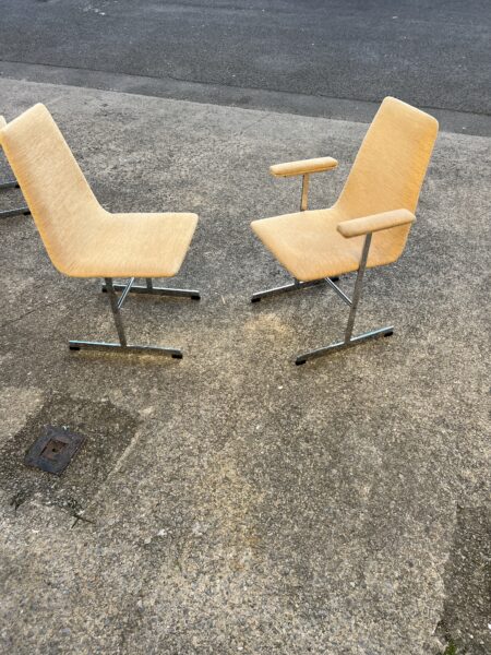 Vintage 1970s Pieff 'Lisse' Dining Table and 6 Chairs