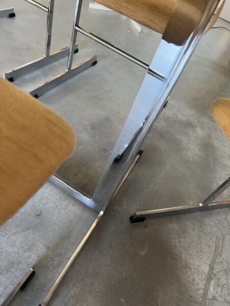 Vintage 1970s Pieff 'Lisse' Dining Table and 6 Chairs