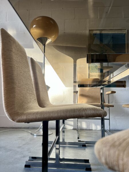 Vintage 1970s Pieff 'Lisse' Dining Table and 6 Chairs