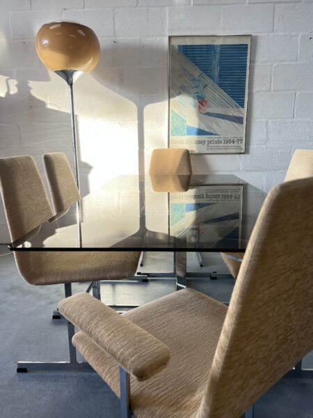 Vintage 1970s Pieff 'Lisse' Dining Table and 6 Chairs