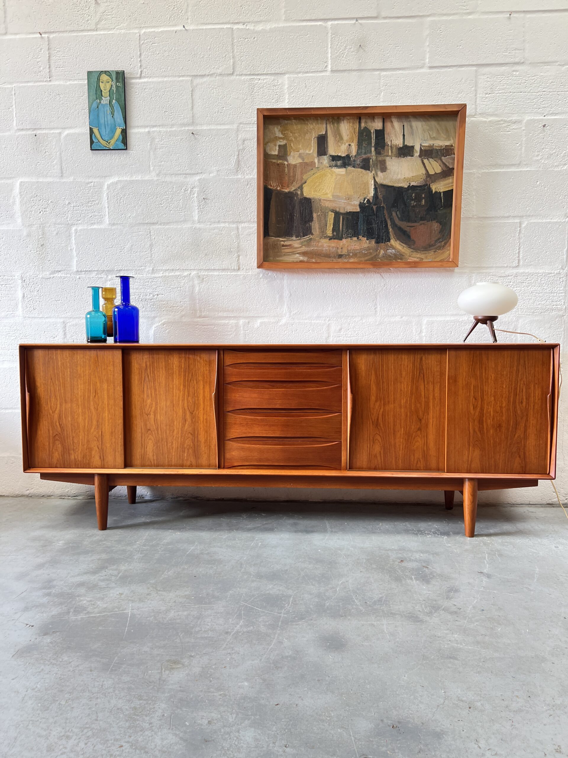 Mid Century Large Teak Dyrlund Sideboard