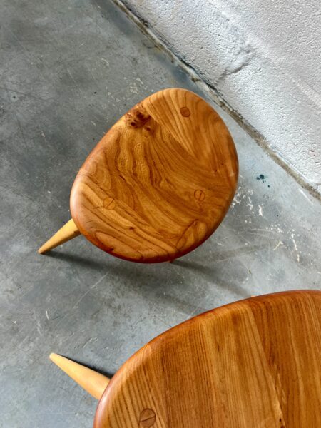 Vintage Blue Label Ercol 'Pebble' Nest of Tables