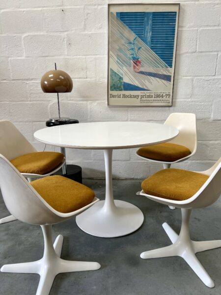 Ebay Vintage 1970s Maurice Burke Arkana 'Tulip' Dining Table & Four Chairs Ebay £217.00 10.10.25 Y 