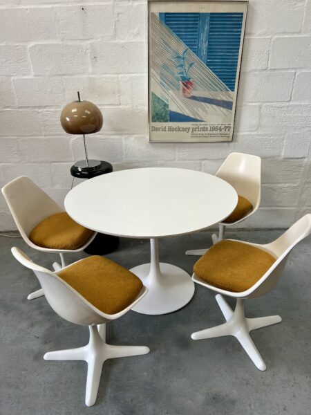 Ebay Vintage 1970s Maurice Burke Arkana 'Tulip' Dining Table & Four Chairs Ebay £217.00 10.10.25 Y 
