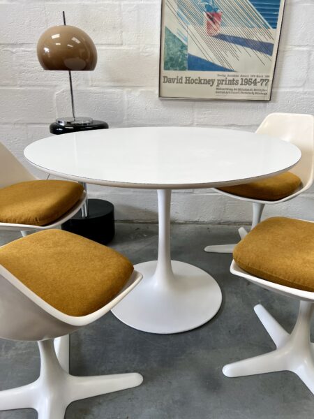 Ebay Vintage 1970s Maurice Burke Arkana 'Tulip' Dining Table & Four Chairs Ebay £217.00 10.10.25 Y 