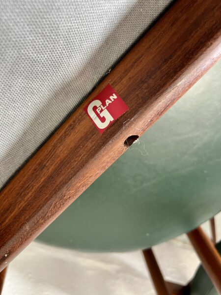 Vintage G Plan Fresco Dining Table & 4 Chairs Red Label