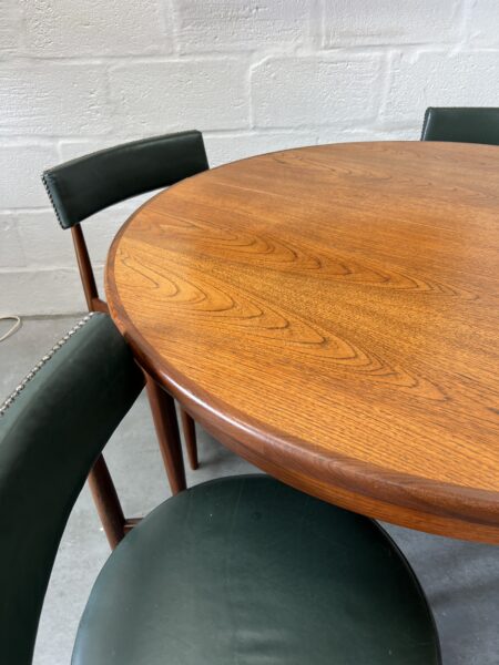 Vintage G Plan Fresco Dining Table & 4 Chairs Red Label