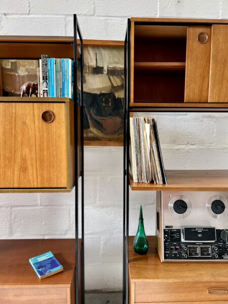 Retro Pair of Single Bay Wall Units by Avalon 