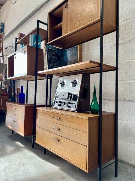 Retro Pair of Single Bay Wall Units by Avalon 
