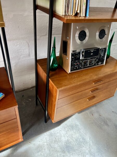 Retro Pair of Single Bay Wall Units by Avalon 
