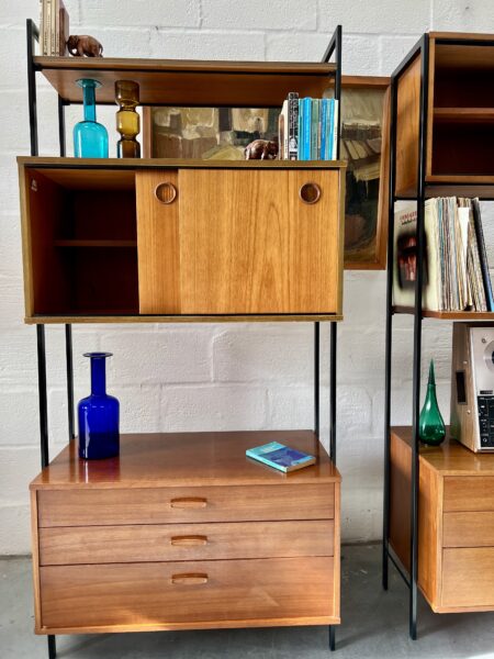 Retro Pair of Single Bay Wall Units by Avalon 