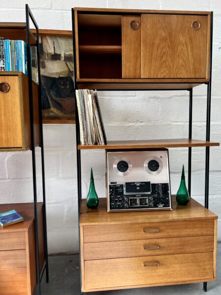 Retro Pair of Single Bay Wall Units by Avalon 