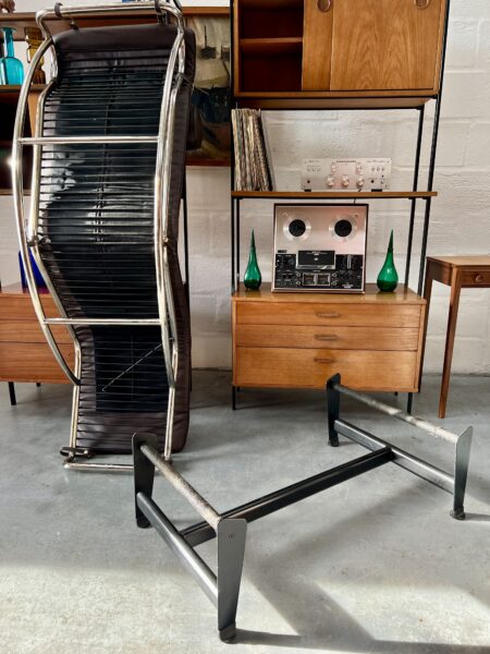 Dark Brown Leather Chaise Longue after Le Corbusier, 1980s