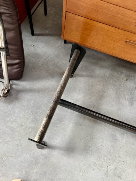 Dark Brown Leather Chaise Longue after Le Corbusier, 1980s