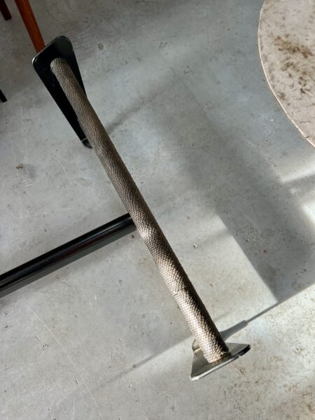 Dark Brown Leather Chaise Longue after Le Corbusier, 1980s