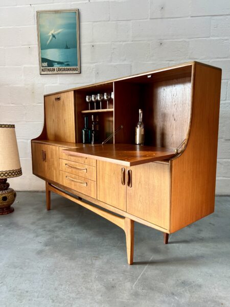 Mid Century G Plan Teak Highboard