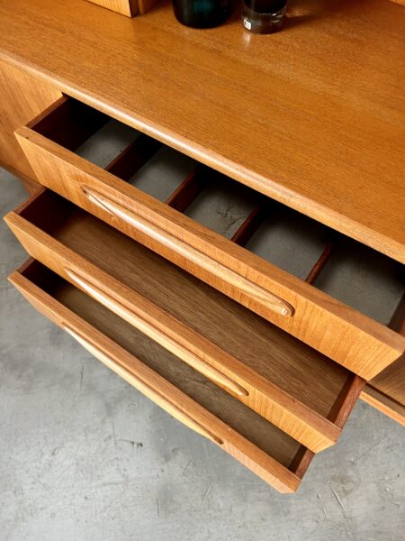Mid Century G Plan Teak Highboard