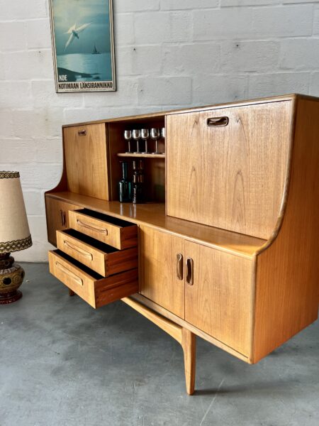 Mid Century G Plan Teak Highboard