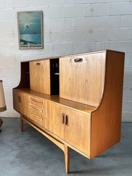 Mid Century G Plan Teak Highboard