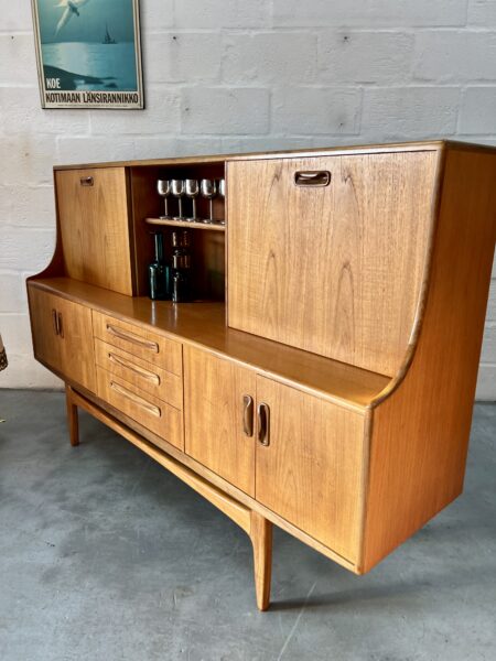 Mid Century G Plan Teak Highboard