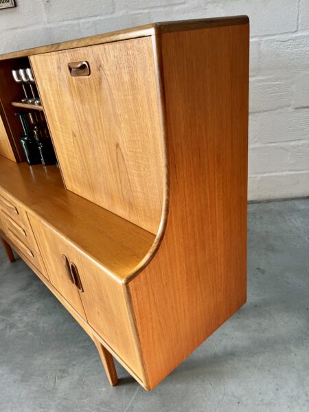 Mid Century G Plan Teak Highboard