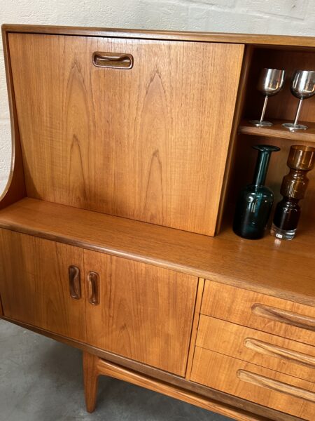 Mid Century G Plan Teak Highboard