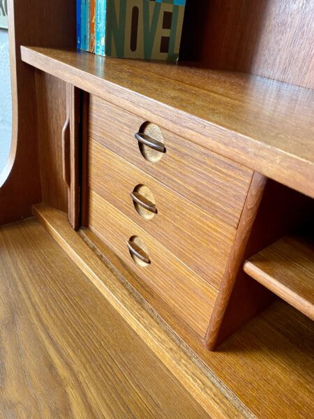 1960s Vintage Danish Secretaire By Johannes Sorth For Bornholms Møbelfabrik