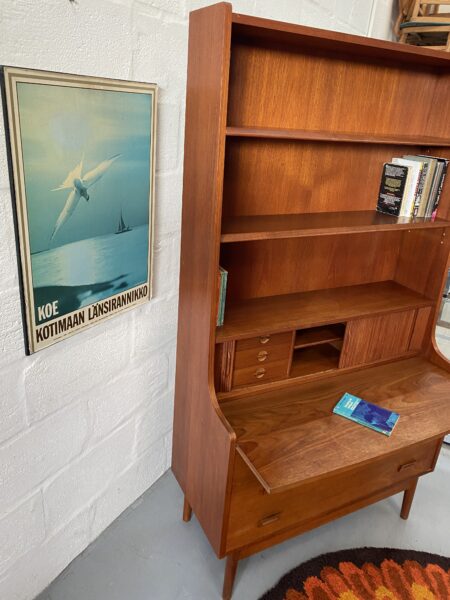 1960s Vintage Danish Secretaire By Johannes Sorth For Bornholms Møbelfabrik